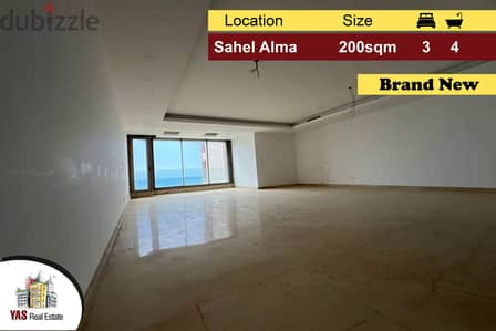 Sahel Alma 200m2 | Brand New | Panoramic Sea View | PA |