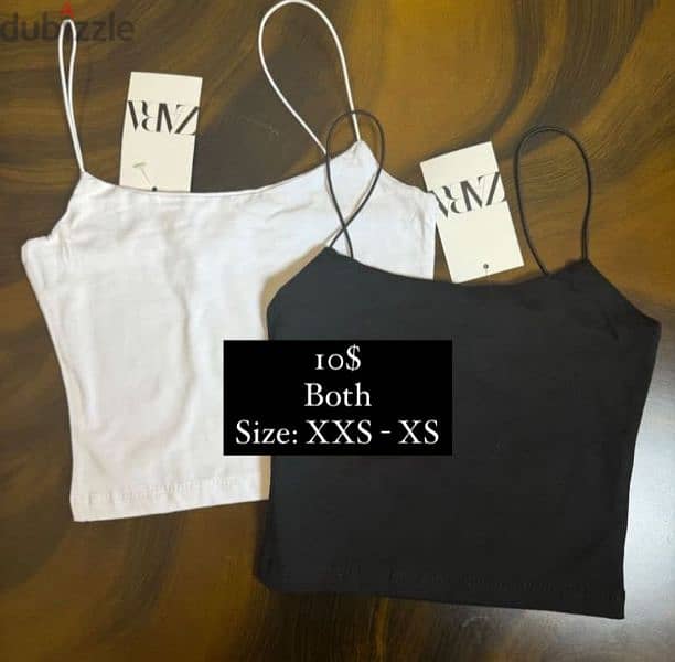 Black and white crop tops 0