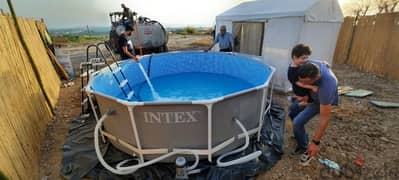 Intex swimming pool