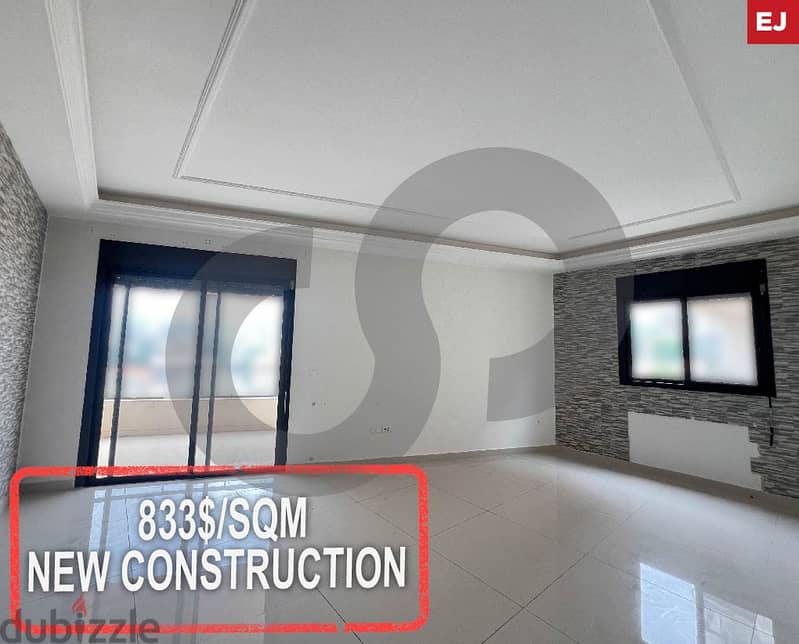 120 SQM Apartment For sale in Achkout/عشقوت ! REF#EJ107106 0