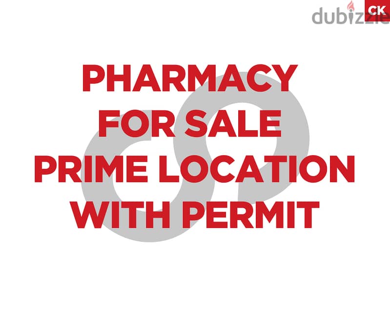 160 sqm pharmacy in Sarba/صربا for sale with permit! REF#CK108634 0