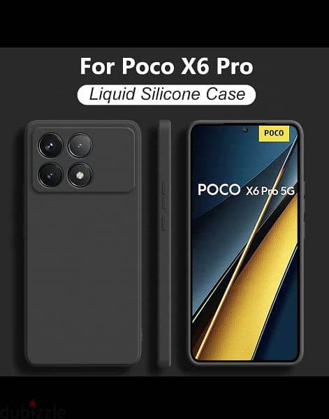 poco x6 pro silicone case cover 0