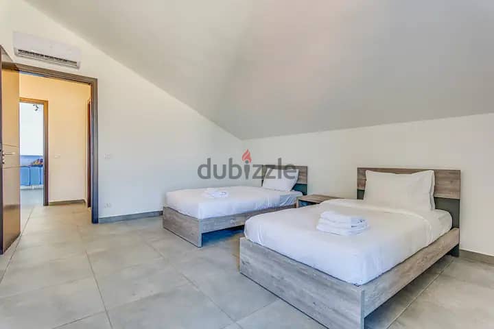 Modern Fully Furnished Apartment with View for Rent in Broummana 7