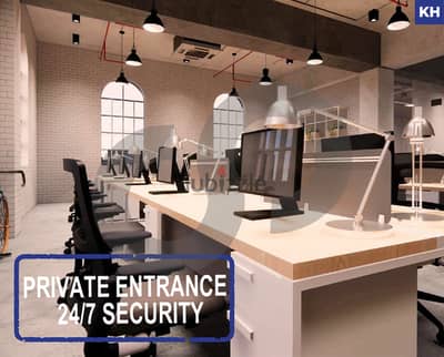 Office 200sqm decorated 24/7 security Easy access In Dora  REF#KH94146