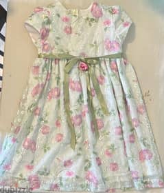 C. I. Castro & Co. Green Dress with Pink Flowers