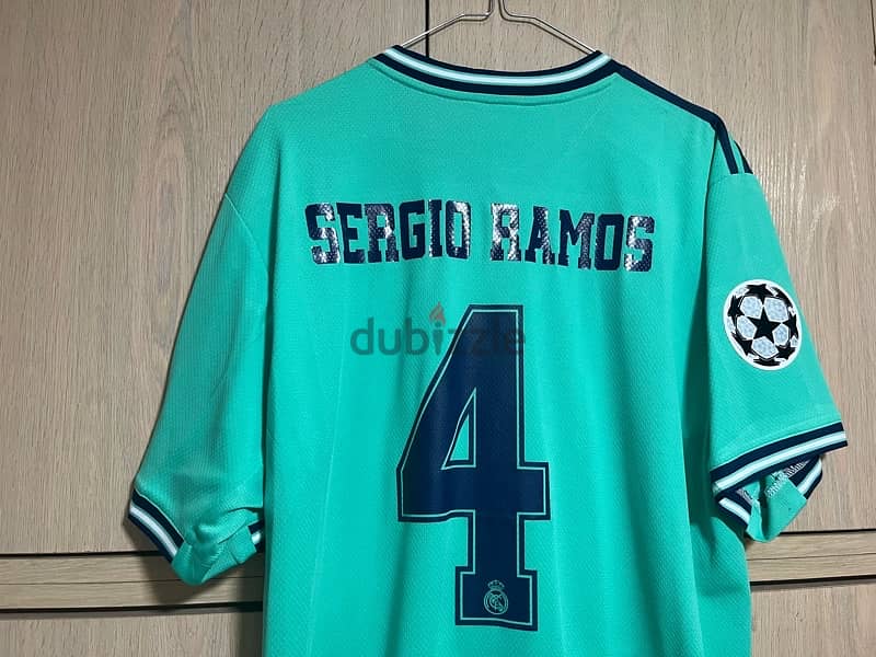 Real Madrid sergio Ramos 4 2020 mint player version adidas jersey 0