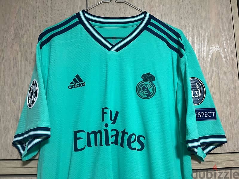 Real Madrid Ramos 4 2020 mint adidas jersey 1