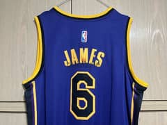 king lebron  james 6 air jordan lakers jersey