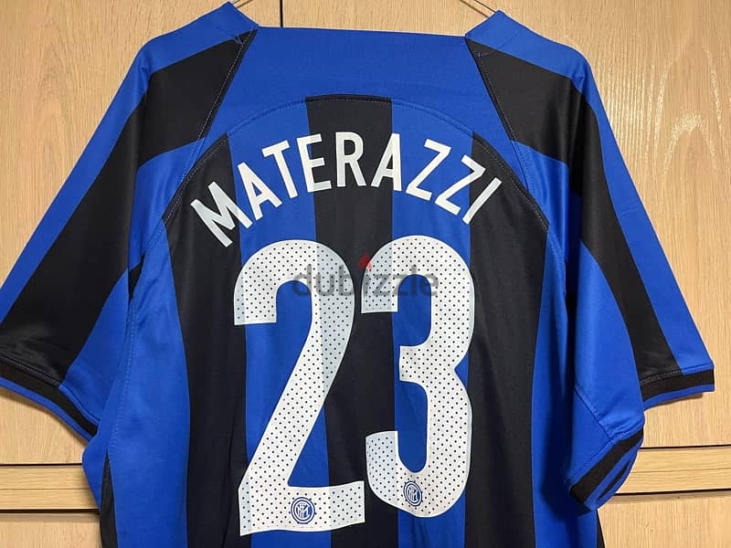 inter milan Materazzi 23 nike special edition nike jersey 0