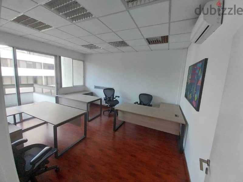 180 Sqm | Fully Furnished Office For Rent In Achrafieh |Prime Location 0