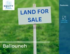 Ballouneh | Full Mountainn View | Prime Location | 1,300SQM |#RR819155 0