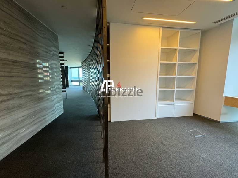 Sea view - Office For Rent in Downtown - مكتب للأجار في وسط بيروت 10