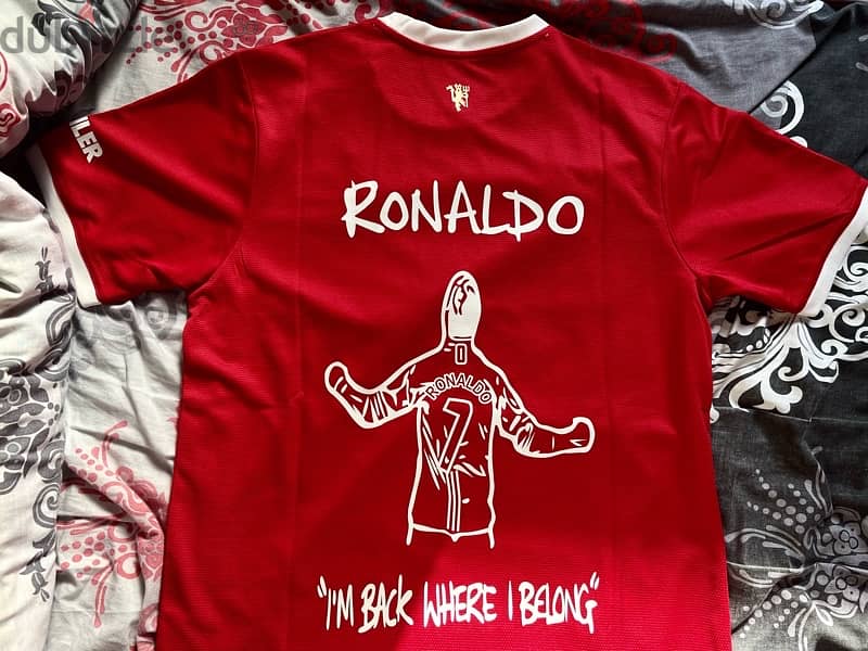 Manchester United ronaldo CR7 the goat kit special edition 6