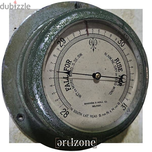 Vintage Barometer

ساعة ضغط جوي بحرية انتيك 0