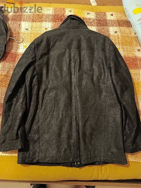 black genuine leather jacket 3