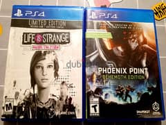 Life is Strange + Phoenix Point PS4 Games For Sale.