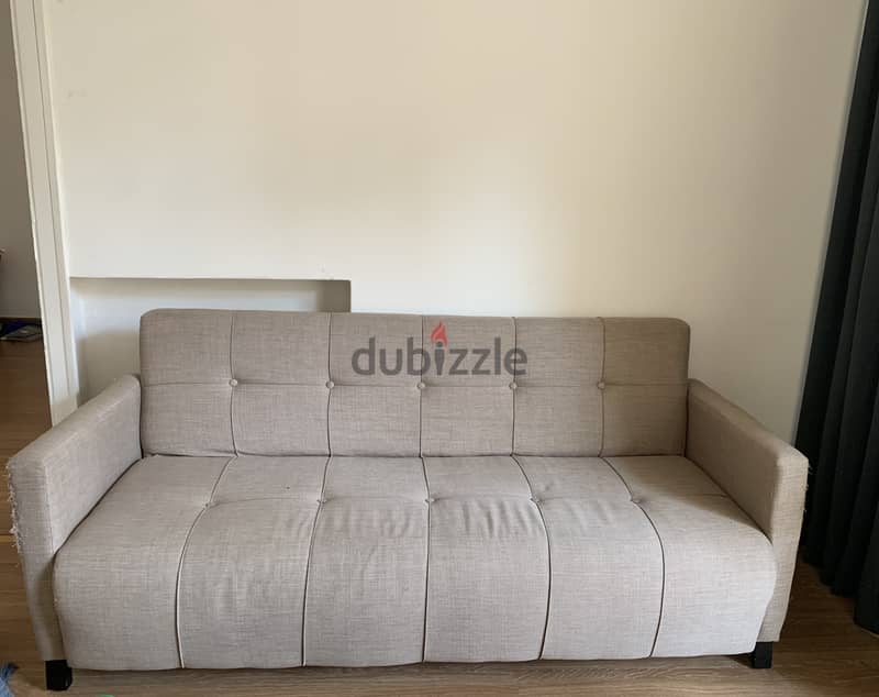 Comfy extendable couch for sale 0