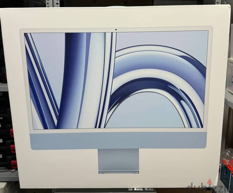 Imac 24inch M3 chip 8/256gb Silver MQRJ3 0