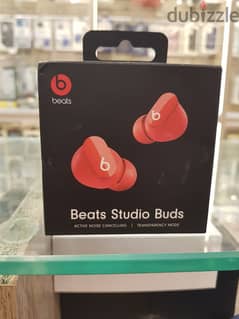 beats studio buds red