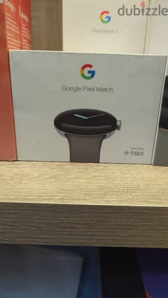 Google Pixel Watch polished silver case/charcoal active band