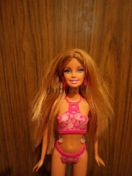 BATH PLAY FUN BARBiE Mattel 2010 As new doll, her swim suit, bend legs 4