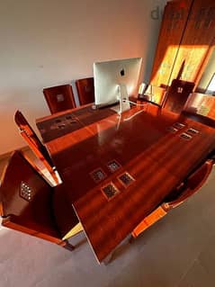 cherry wood dining room