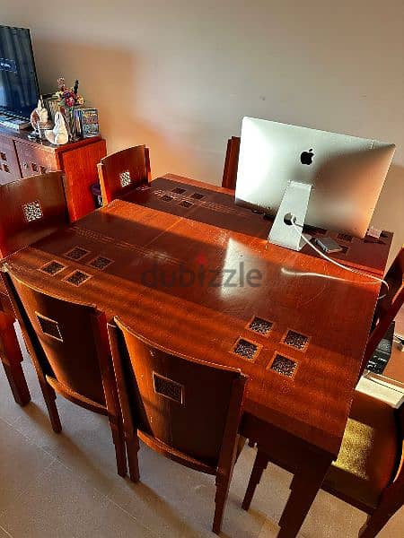 cherry wood dining room 1