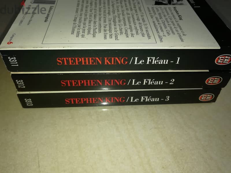 Stephen king "le Fleau" (the stand) volume 1-2-3 roman 2