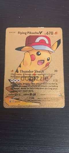 gold pokemon card very rare and in very good condition