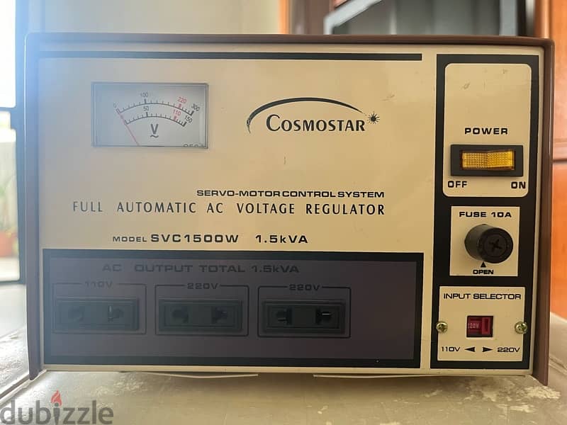 Automatic Voltage Regulator 1500W 0