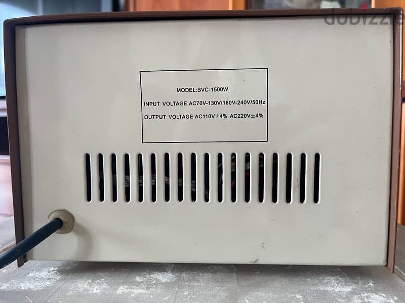 Automatic Voltage Regulator 1500W 1