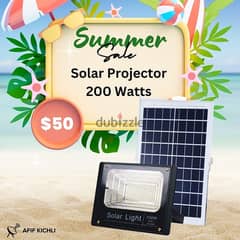 Solar led projector New