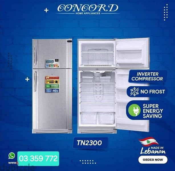 Concord Refrigerator 24" - براد كونكورد "٢٣ 0