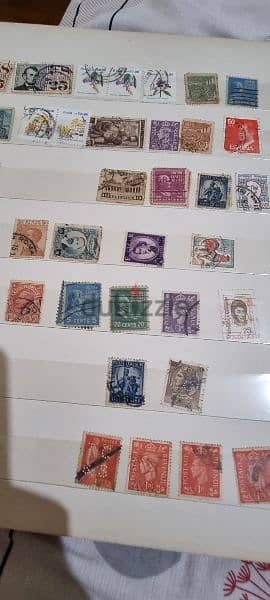 2 big albums are very old stamps  from around the worldgood collection 1