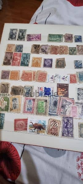 2 big albums are very old stamps  from around the worldgood collection 5