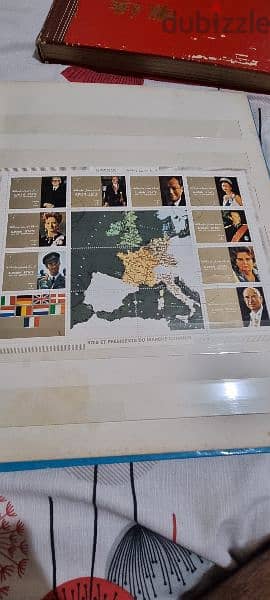 2 big albums are very old stamps  from around the worldgood collection 6