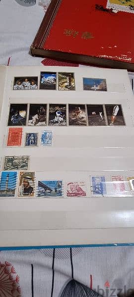 2 big albums are very old stamps  from around the worldgood collection 8