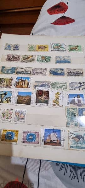 2 big albums are very old stamps  from around the worldgood collection 12