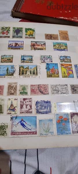 2 big albums are very old stamps  from around the worldgood collection 15