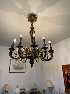 French copper Chandelier | ثريا نحاس فرنسي 0