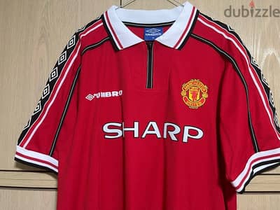 Manchester United 1999 special edition home historic umbro jersey