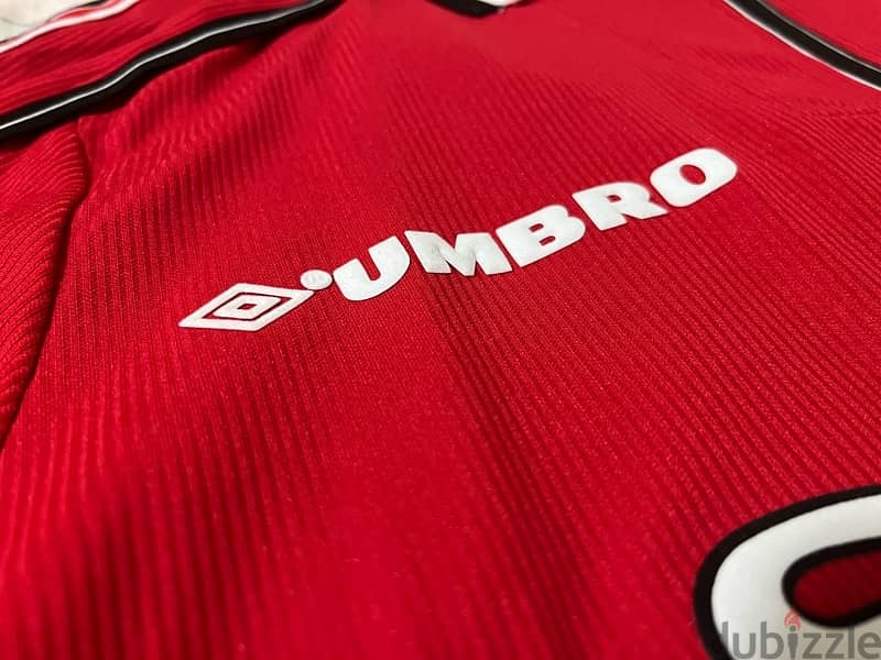 Manchester United 1999 limited edition home historic umbro jersey 1