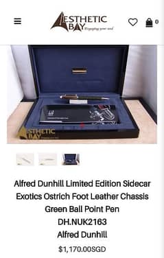 dunhill limited edition pen