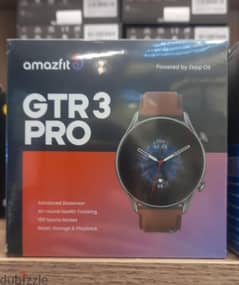 Amazfit gtr 3 pro brown leather