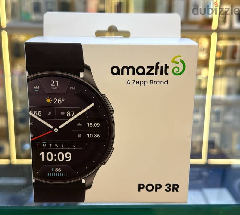 Amazfit Pop 3R black great & new price 0