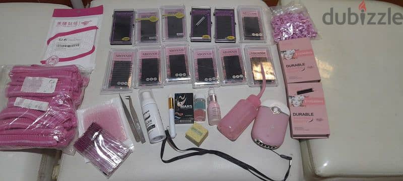 eyelashes setup kit new full عدة تركيب رموش 0