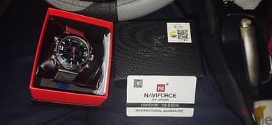 Navi Force double Watch original like new