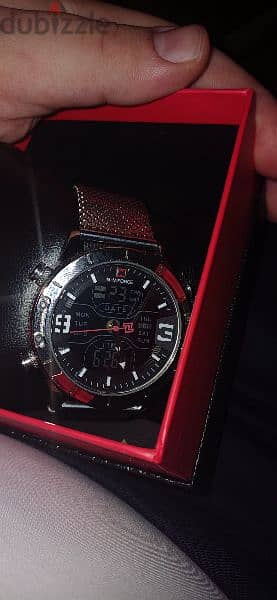 Navi Force double Watch original like new 2