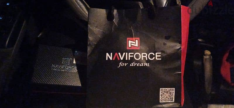 Navi Force double Watch original like new 3