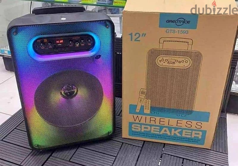 Karaoke Speaker with RGB lights 12 inches 40W RMS 5